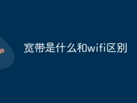 宽带是什么和wifi区别-路由网