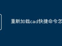 重新加载cad快捷命令怎么用-路由网