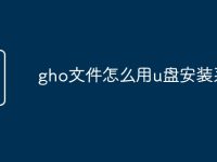 gho文件怎么用u盘安装系统-路由网