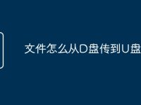 文件怎么从D盘传到U盘-路由网