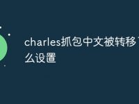 charles抓包中文被转移了怎么设置-路由网