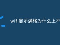 wifi显示满格为什么上不了网-路由网