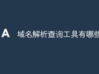 域名解析查询工具有哪些-路由网