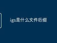 igs是什么文件后缀-路由网