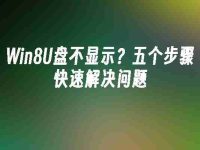 Win8U盘不显示？五个步骤快速解决问题-路由网