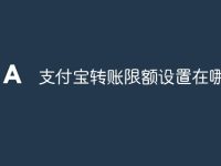 支付宝转账限额设置在哪里-路由网