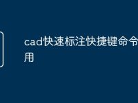 cad快速标注快捷键命令怎么用-路由网