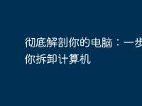 彻底解剖你的电脑:一步步教你拆卸计算机-路由网