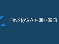 DNS协议存在哪些漏洞-路由网