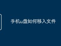 手机u盘如何移入文件-路由网