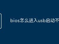 bios怎么进入usb启动不了-路由网