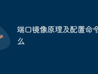 端口镜像原理及配置命令是什么-路由网