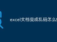 excel文档变成乱码怎么修复-路由网