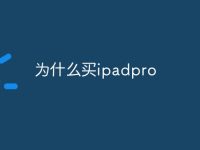 为什么买ipadpro-路由网
