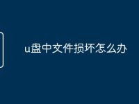 u盘中文件损坏怎么办-路由网