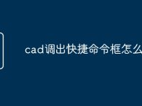 cad调出快捷命令框怎么设置-路由网