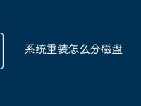 系统重装怎么分磁盘-路由网
