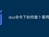 dos命令下如何查卜看网络-路由网