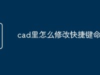 cad里怎么修改快捷键命令-路由网