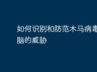 如何识别和防范木马病毒对电脑的威胁-路由网