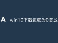 win10下载进度为0怎么办-路由网