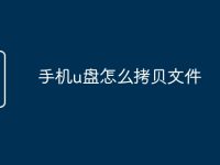 手机u盘怎么拷贝文件-路由网