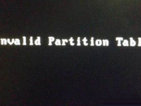 invalid partition table按哪几个键解决-路由网