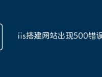 iis搭建网站出现500错误 IIS搭建网站出现500错误的原因及解决方法-路由网