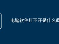 电脑软件打不开是什么原因-路由网