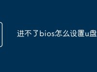 进不了bios怎么设置u盘启动-路由网