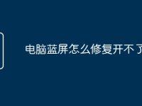 电脑蓝屏怎么修复开不了机-路由网