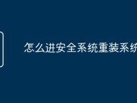 怎么进安全系统重装系统-路由网