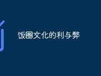饭圈文化的利与弊-路由网
