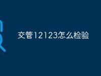 交管12123怎么检验-路由网