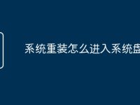 系统重装怎么进入系统盘-路由网