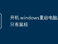 开机 windows重启电脑黑屏只有鼠标-路由网