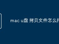 mac u盘 拷贝文件怎么打开-路由网