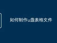 如何制作u盘表格文件-路由网