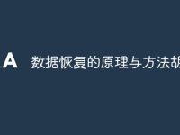 数据恢复的原理与方法胡向东-路由网