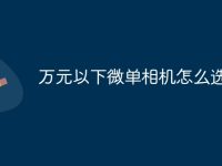 万元以下微单相机怎么选-路由网