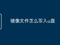镜像文件怎么写入u盘-路由网
