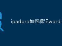 ipadpro如何标记word-路由网