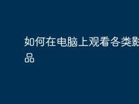如何在电脑上观看各类影视作品-路由网