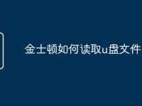 金士顿如何读取u盘文件-路由网