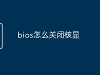 bios怎么关闭核显-路由网