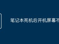 笔记本死机后开机屏幕不亮-路由网