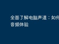 全面了解电脑声道:如何优化音频体验-路由网