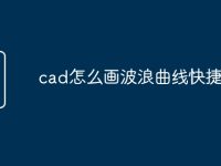 cad怎么画波浪曲线快捷命令-路由网