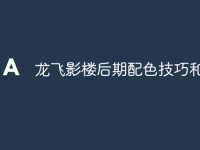 龙飞影楼后期配色技巧和方法-路由网