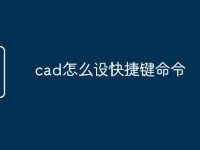 cad怎么设快捷键命令-路由网